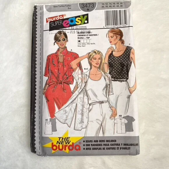 2 Burda Sewing Patterns - Picture 4 of 5